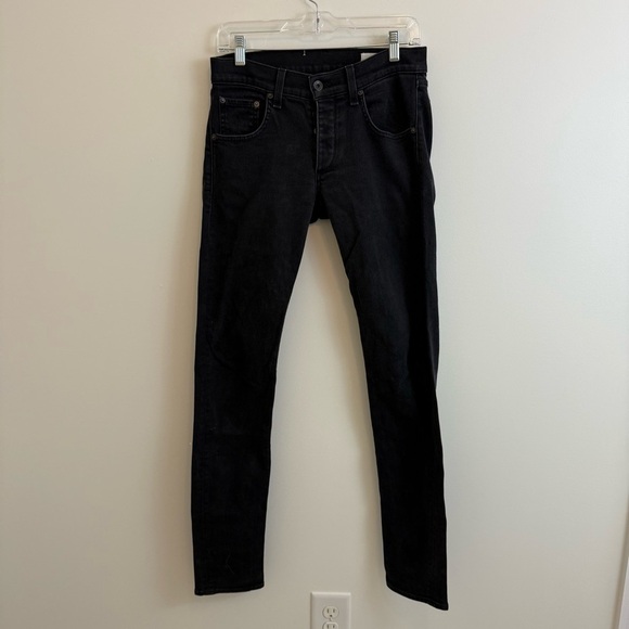 rag & bone Other - Rag & Bone Black Jeans 30/32 Men's Fit 1 Extra Slim Cotton Style M1224K302
